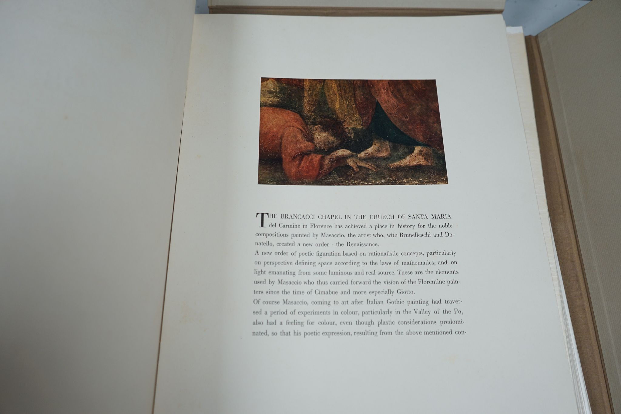The Paintings of Raphael, Phaidon Edition and a folio of 28 Masaccio colour plates